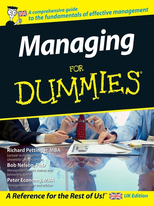 Title details for Managing For Dummies by Richard Pettinger - Available